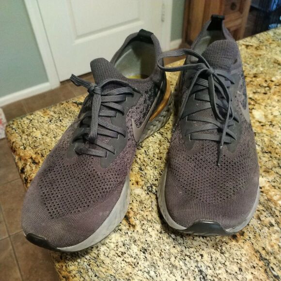 Nike Epic React Flyknit Charcoal Grey Running Shoes AQ0067-009 Mens 12 main image 12